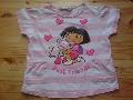 (FOGLALVA) DORA the explorer pamut p�l� .98-104-es , 3-4 �ves,h 37 cm,sz 32 cm,850 Ft